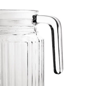 Olympia glazen kannen met deksel 1L (6 stuks)