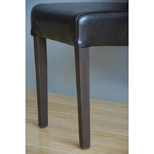 Afbeelding in Gallery-weergave laden, Bolero kunstlederen stoel met ronde rug (2 stuks)