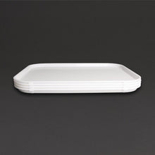 Afbeelding in Gallery-weergave laden, Olympia Kristallon polypropyleen dienblad wit 45 x 35cm