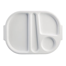 Afbeelding in Gallery-weergave laden, Olympia Kristallon polycarbonaat dienbladen met vakken 32,2x23,6cm wit (10 stuks)