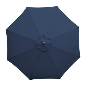 Bolero ronde donkerblauwe parasol 2,5 meter