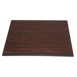 Bolero vierkant tafelblad donkerbruin 60cm