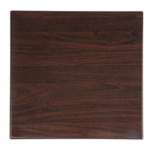 Afbeelding in Gallery-weergave laden, Bolero vierkant tafelblad donkerbruin 60cm
