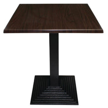 Afbeelding in Gallery-weergave laden, Bolero vierkant tafelblad donkerbruin 70cm