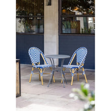 Afbeelding in Gallery-weergave laden, Bolero ronde stalen terrastafel grijs 60cm