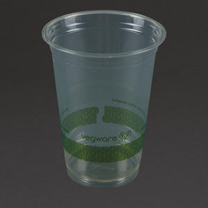 Vegware composteerbare PLA frisdrankbekers 45,5cl (1000 stuks)