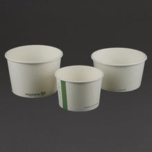 Afbeelding in Gallery-weergave laden, Vegware composteerbare soep- en ijsbakjes 23cl (1000 stuks)