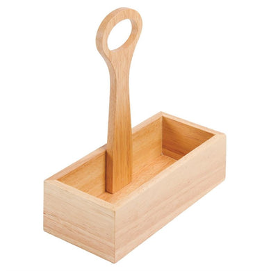 Olympia houten tafelcaddy met handvat