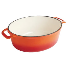 Afbeelding in Gallery-weergave laden, Vogue oranje ovale braadpan 5ltr