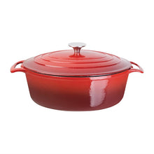 Afbeelding in Gallery-weergave laden, Vogue ovale inductie braadpan rood 6L