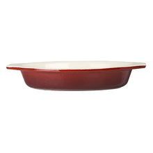 Afbeelding in Gallery-weergave laden, Vogue ovale gietijzeren gratineerschaal rood 0,65L