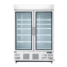 Afbeelding in Gallery-weergave laden, Polar g-serie rechtopstaande vitrinediepvriezer 920ltr wit