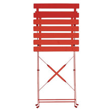 Afbeelding in Gallery-weergave laden, Bolero stalen opklapbare stoelen rood (2 stuks)