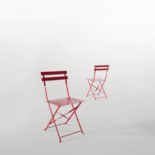 Afbeelding in Gallery-weergave laden, Bolero stalen opklapbare stoelen rood (2 stuks)