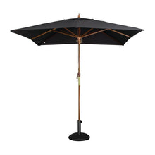Afbeelding in Gallery-weergave laden, Bolero vierkante zwarte parasol 2,5 meter