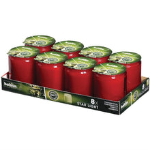 Afbeelding in Gallery-weergave laden, Starlight Kaars Rood (8 Stuks)