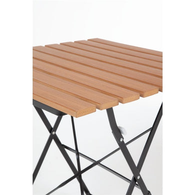 Bolero vierkante imitatiehouten tafel 60cm