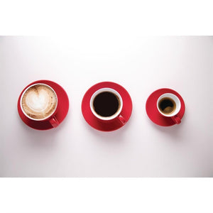 Olympia Café espressokoppen rood 10cl (12 stuks)