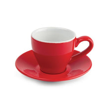 Afbeelding in Gallery-weergave laden, Olympia Café espresso schotel rood (12 stuks)
