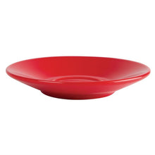 Afbeelding in Gallery-weergave laden, Olympia Café espresso schotel rood (12 stuks)