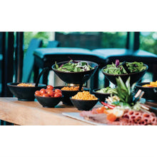 Afbeelding in Gallery-weergave laden, APS Marone melamine kom zwart 19cm