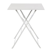 Afbeelding in Gallery-weergave laden, Bolero vierkante opklapbare stalen tafel grijs 60cm