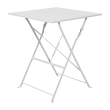 Afbeelding in Gallery-weergave laden, Bolero vierkante opklapbare stalen tafel grijs 60cm