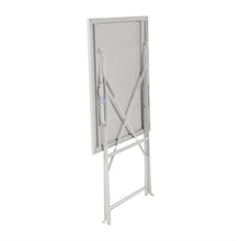 Afbeelding in Gallery-weergave laden, Bolero vierkante opklapbare stalen tafel grijs 60cm