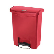 Afbeelding in Gallery-weergave laden, Rubbermaid Slim Jim Front Step pedaalemmer 30L rood