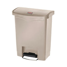 Afbeelding in Gallery-weergave laden, Rubbermaid Slim Jim Front Step pedaalemmer 30L beige