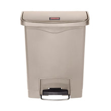 Afbeelding in Gallery-weergave laden, Rubbermaid Slim Jim Front Step pedaalemmer 30L beige