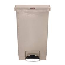 Afbeelding in Gallery-weergave laden, Rubbermaid Slim Jim Front Step pedaalemmer 50L beige