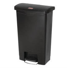 Afbeelding in Gallery-weergave laden, Rubbermaid Slim Jim Front Step pedaalemmer 50L zwart