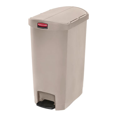 Rubbermaid Slim Jim End Step pedaalemmer 50L beige