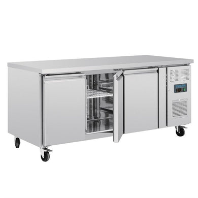 Polar U-serie 3-deurs counter met euronorm opslag 634L