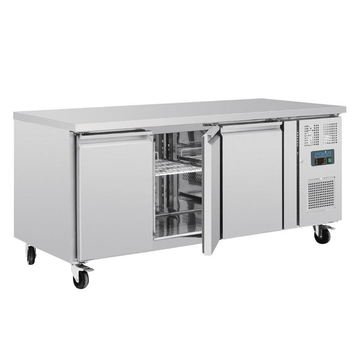 Polar U-serie 3-deurs counter met euronorm opslag 634L