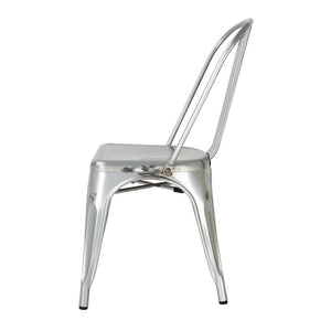 Bolero Bistro gegalvaniseerd stalen stoelen (4 stuks)