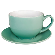 Afbeelding in Gallery-weergave laden, Olympia Café cappuccinokoppen aqua 34cl (12 stuks)