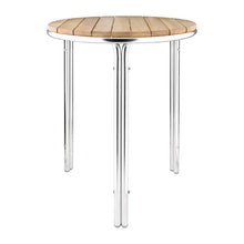 Afbeelding in Gallery-weergave laden, Bolero essen en aluminium tafel rond 60cm