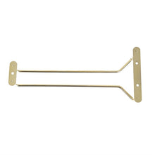 Afbeelding in Gallery-weergave laden, Glasrek messing 25,5cm