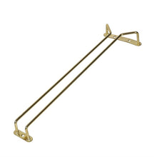 Afbeelding in Gallery-weergave laden, Glasrek messing 41cm