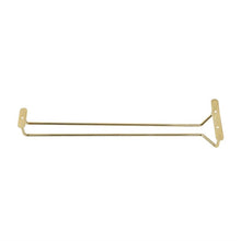 Afbeelding in Gallery-weergave laden, Glasrek messing 41cm
