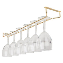 Afbeelding in Gallery-weergave laden, Glasrek messing 61cm