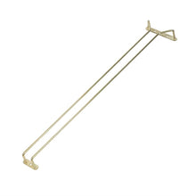 Afbeelding in Gallery-weergave laden, Glasrek messing 61cm