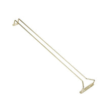 Afbeelding in Gallery-weergave laden, Glasrek messing 61cm