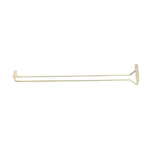 Afbeelding in Gallery-weergave laden, Glasrek messing 61cm