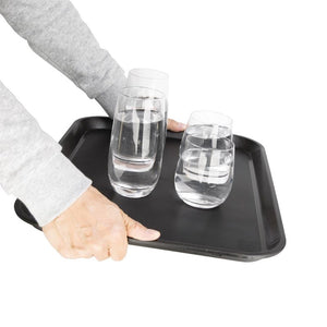 Olympia Kristallon antislip dienblad zwart 45,8x35,6cm