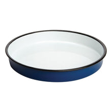 Afbeelding in Gallery-weergave laden, Olympia geÃ«mailleerd stalen dienblad rond 32cm