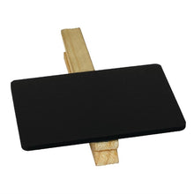 Afbeelding in Gallery-weergave laden, Olympia mini krijtbord met houten knijper (6 stuks)
