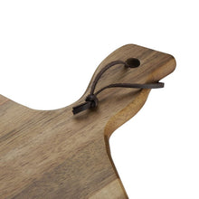 Afbeelding in Gallery-weergave laden, Olympia acaciahouten serveerplank golvende rand 35,5x25cm